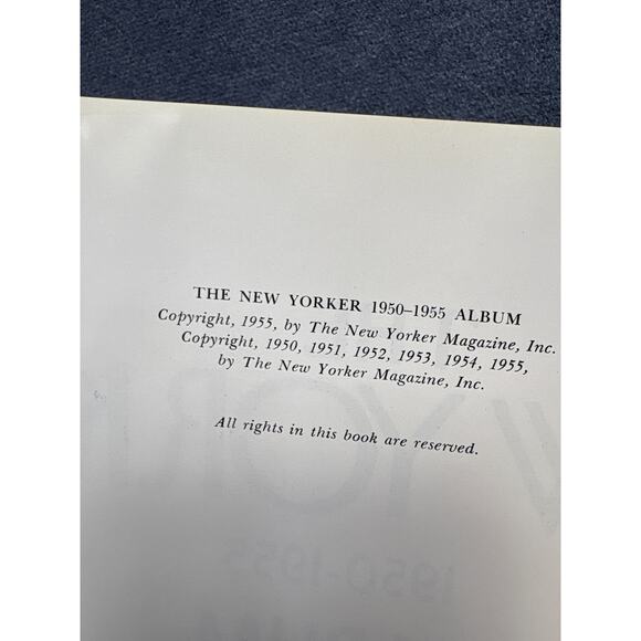 The New Yorker 1950-1955 Album Hardcover Book Harper & Brothers New York 1955 - Picture 6 of 9